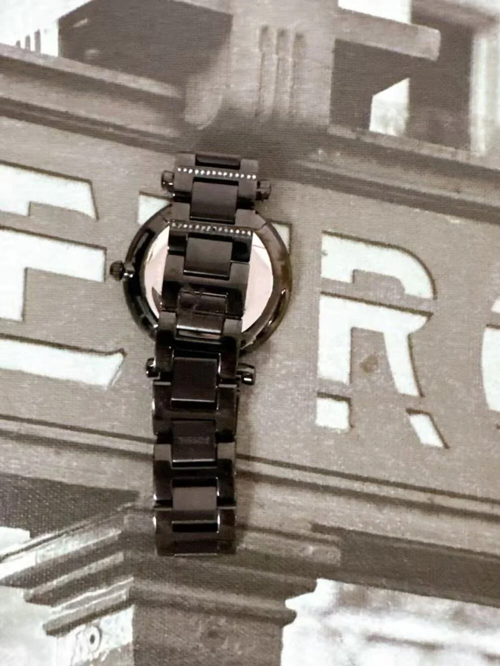 Fossil Carlie ES4543 Black Stainless Steel Bracelet Multifunction Watch